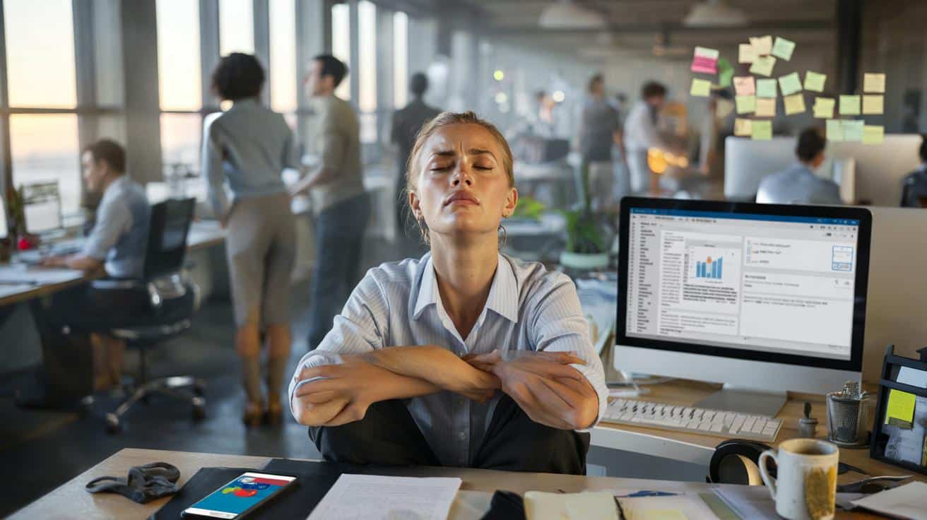 Te techniki oddechowe redukują stres w 5 minut i możesz je stosować w biurze przy biurku