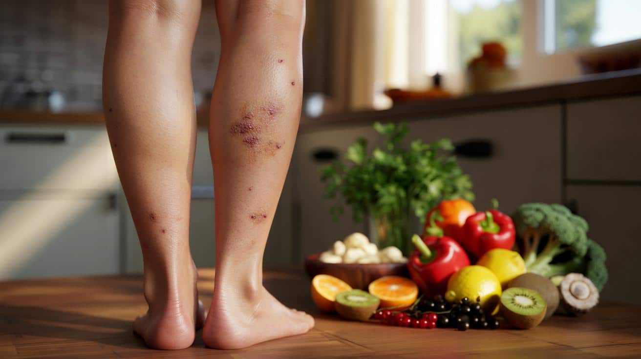 Te znaki na twojej skórze pojawiają się gdy twoje ciało potrzebuje więcej witaminy C