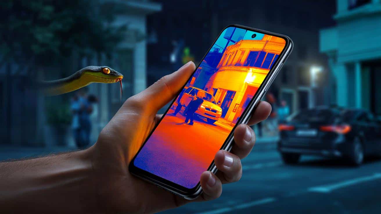 Telefony z „wzrokiem węża”? Nowa technologia daje im termowizję 4K