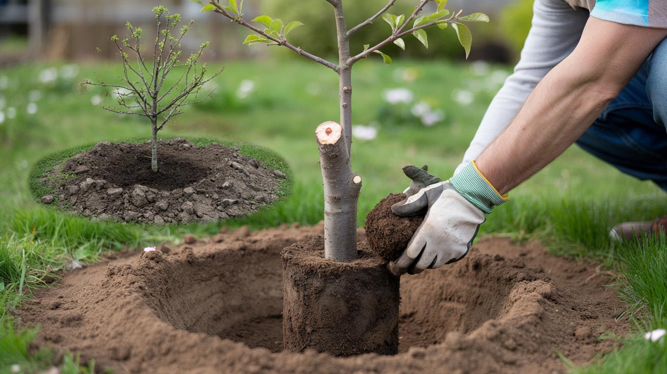 Ten błąd przy sadzeniu drzewek owocowych zabija kwiaty na lata