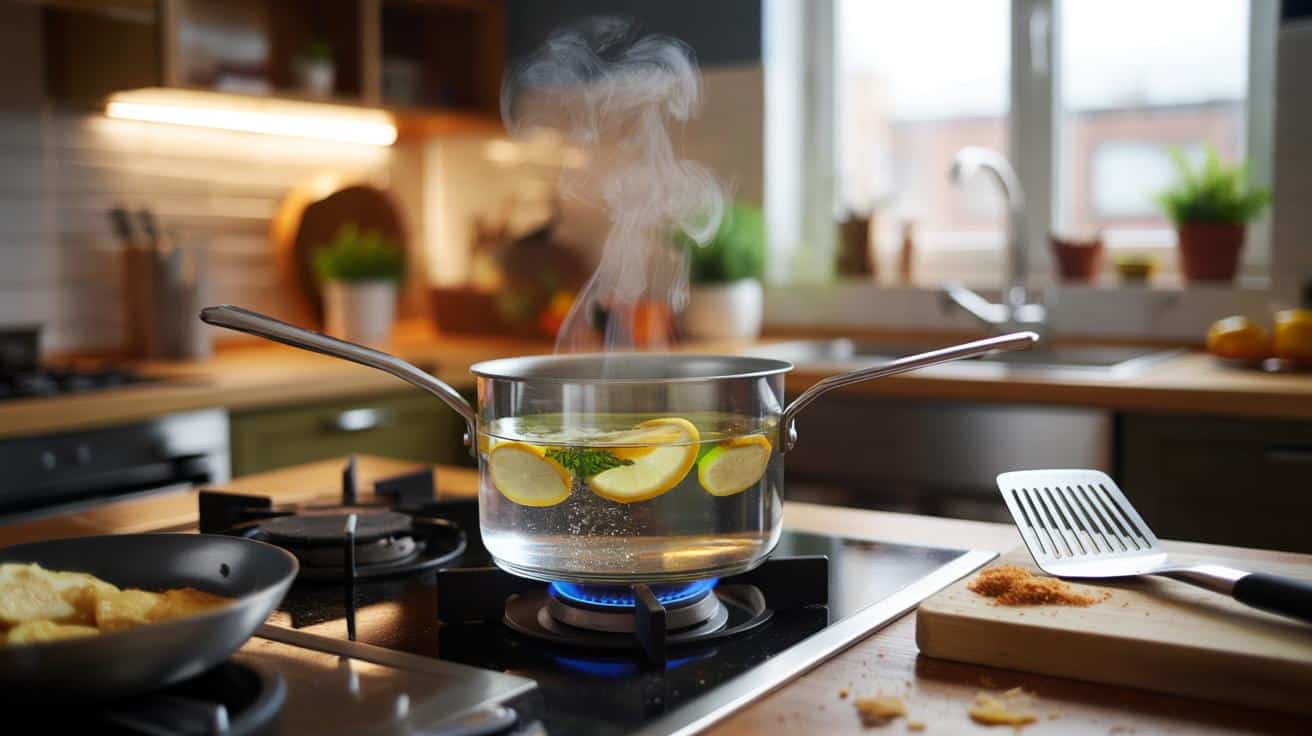 Ten domowy sposób sprawia, że zapach smażenia znika z kuchni szybciej niż zwykle