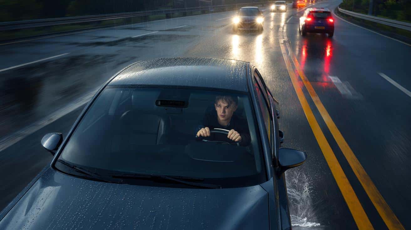 Ten drobny błąd podczas jazdy w deszczu może zwiększyć ryzyko poślizgu