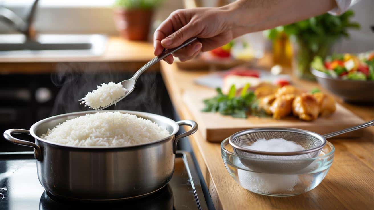 Ten drobny szczegół podczas gotowania ryżu może sprawić, że będzie idealnie sypki