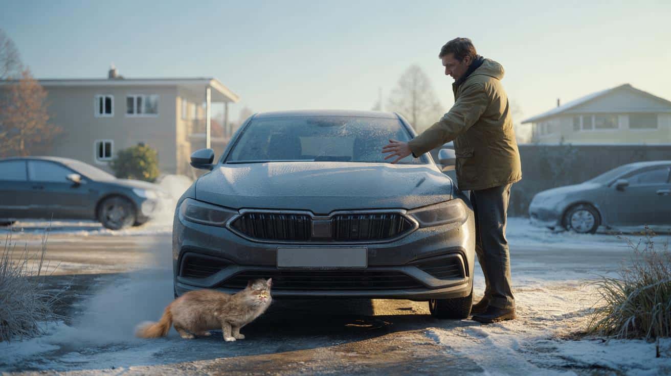 Ten dziwny odgłos przed startem silnika może uratować kota i twój portfel