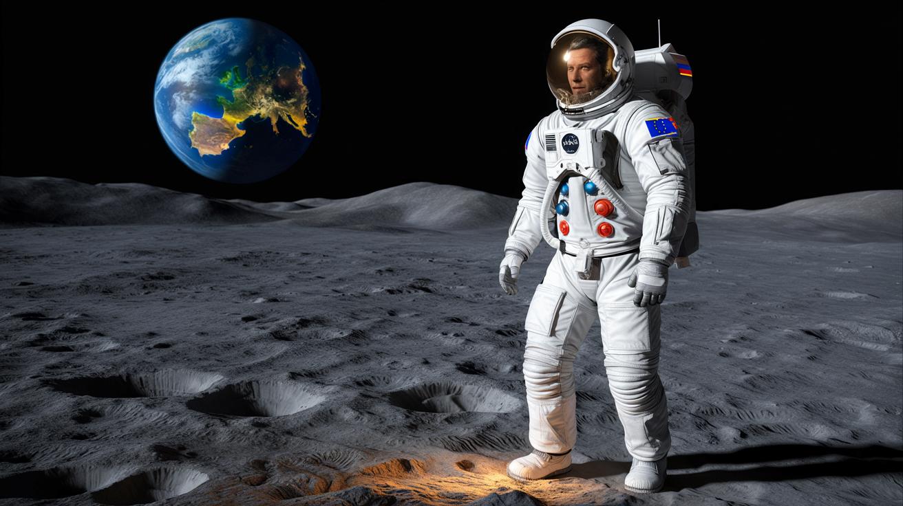 Ten Europejczyk najpewniej jako pierwszy stanie na Księżycu