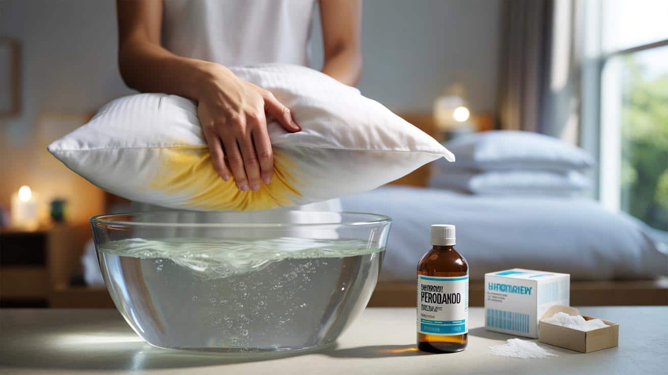 Ten jeden składnik z apteki usuwa żółte plamy z poduszek lepiej niż cokolwiek innego