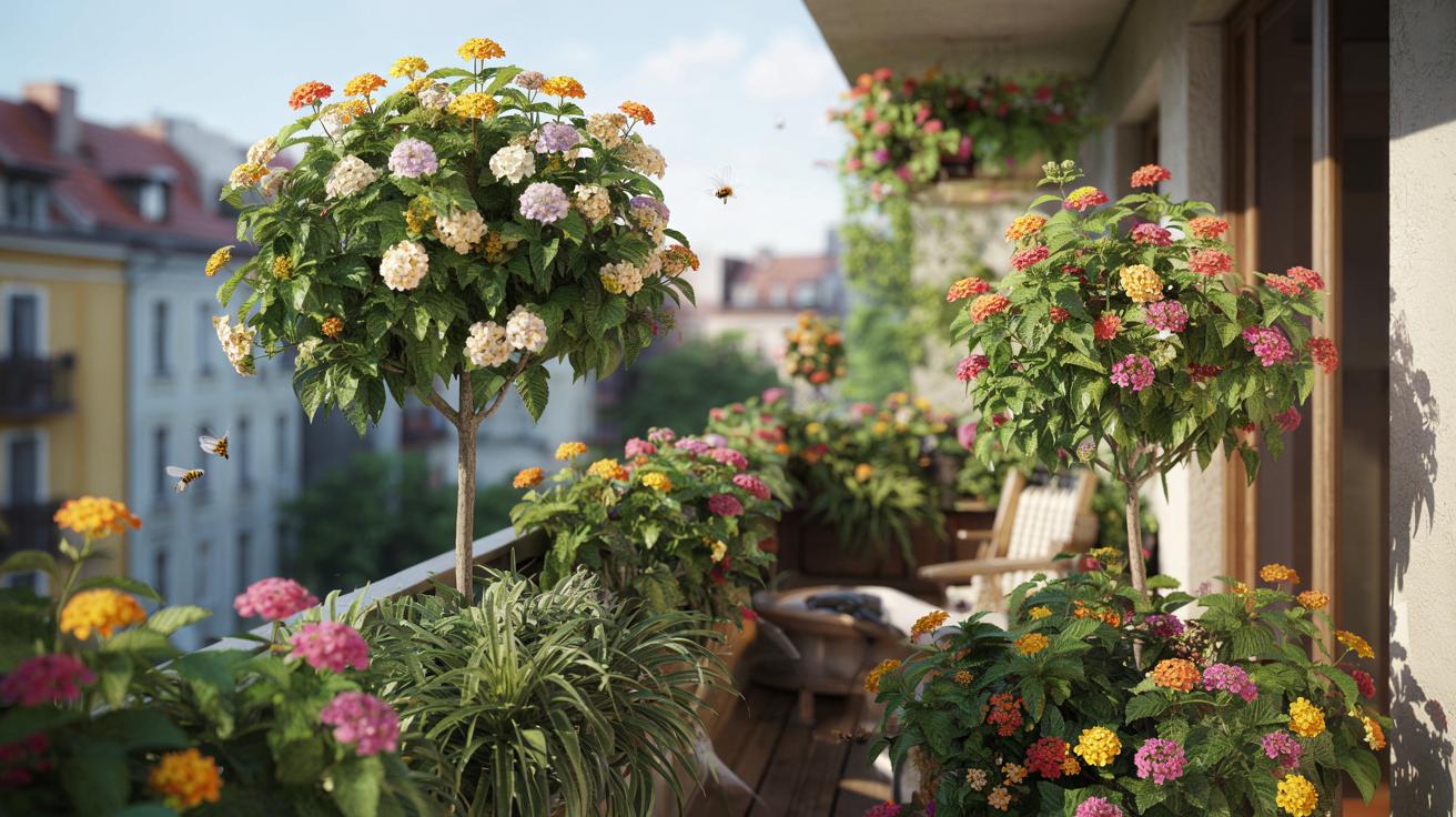 Ten krzew kwitnie niemal cały rok. Lantana zrobi z balkonu tropiki