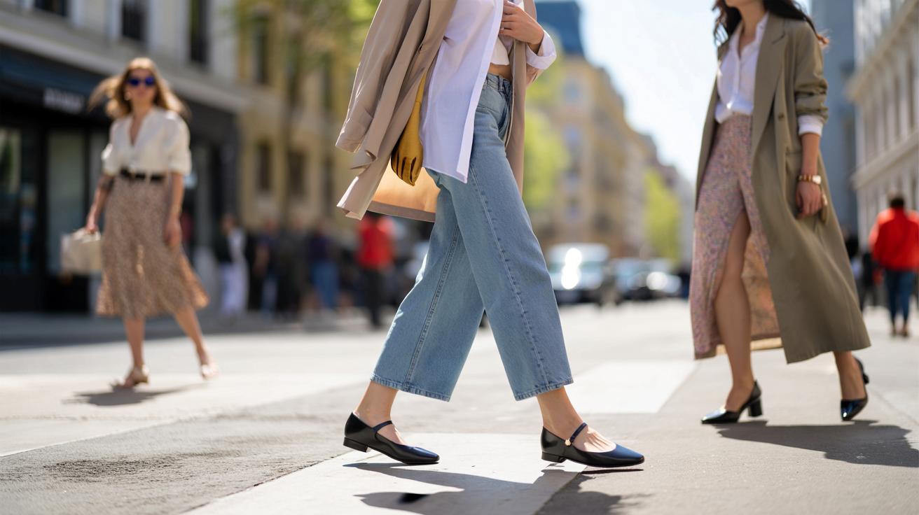 Ten model balerin z paskiem zdominuje wiosenne stylizacje