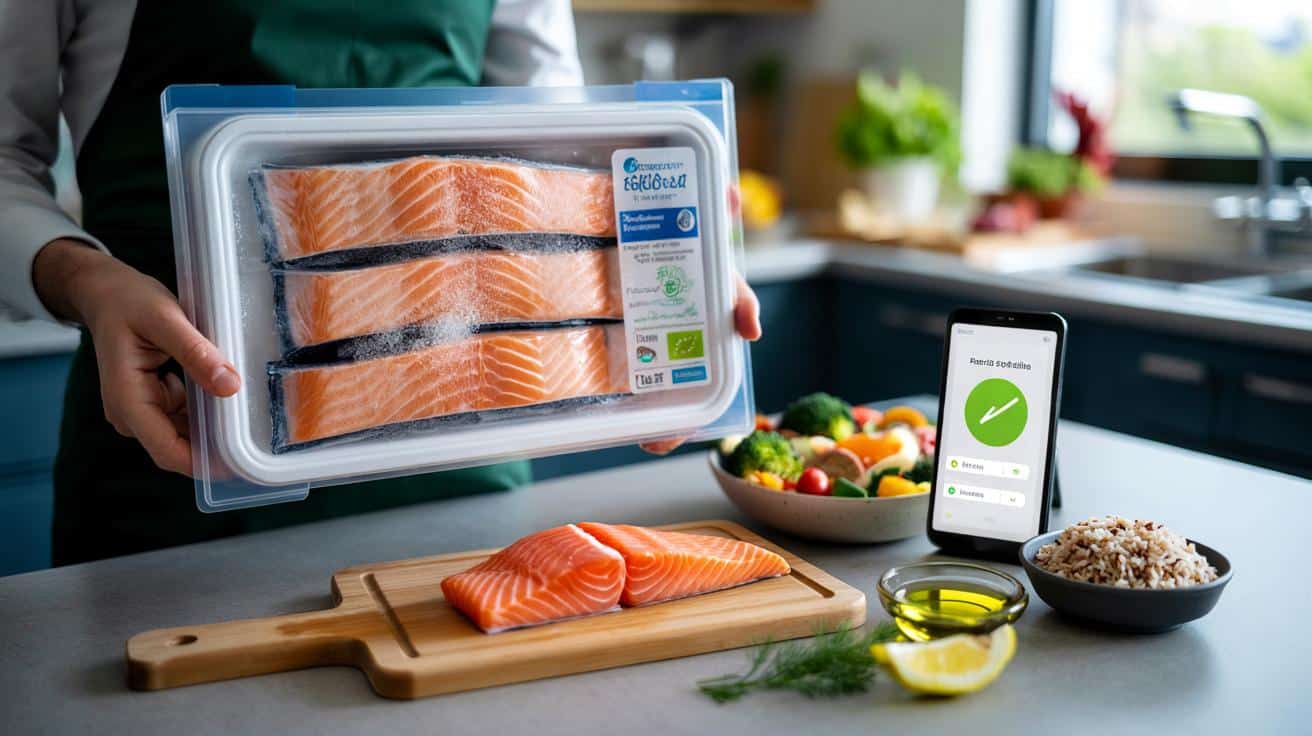 Ten mrożony łosoś z dyskontu zgarnia 94/100 w Yuka. Czy warto?