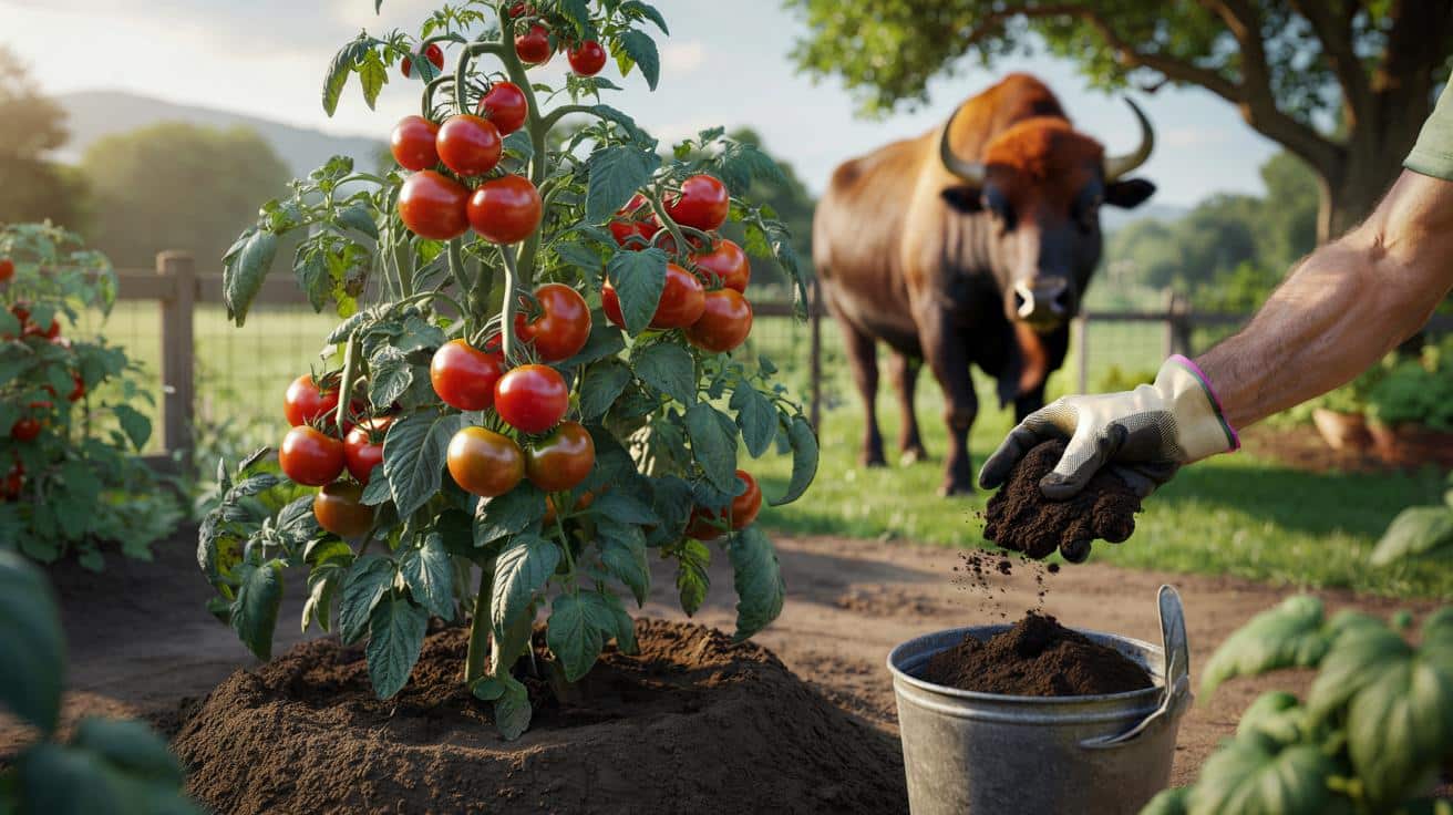 Ten nieoczywisty obornik zamiast chemii: pomidory rosną jak szalone
