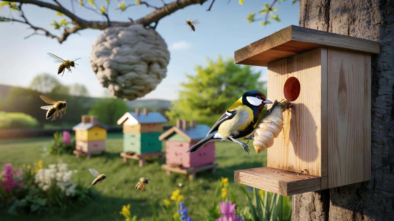 Ten niepozorny ptak może uratować twoje pszczoły przed szerszeniem