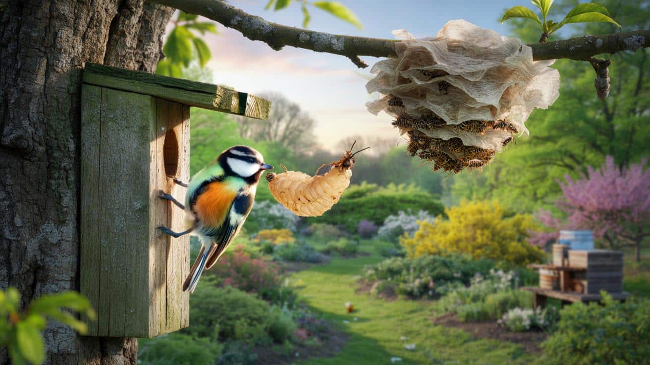 Ten niepozorny ptak z ogrodu pomoże ograniczyć szerszenia azjatyckiego