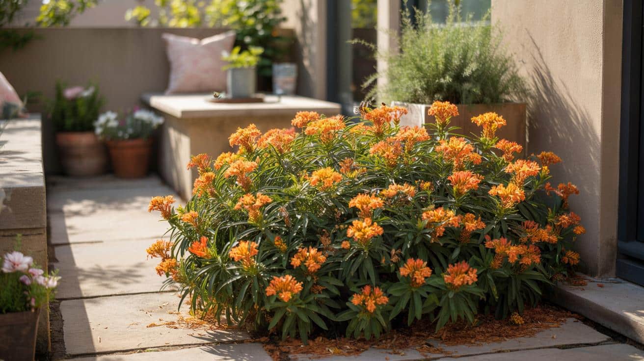 Ten niski krzew o ogniście pomarańczowych kwiatach odmieni każdy mały ogród