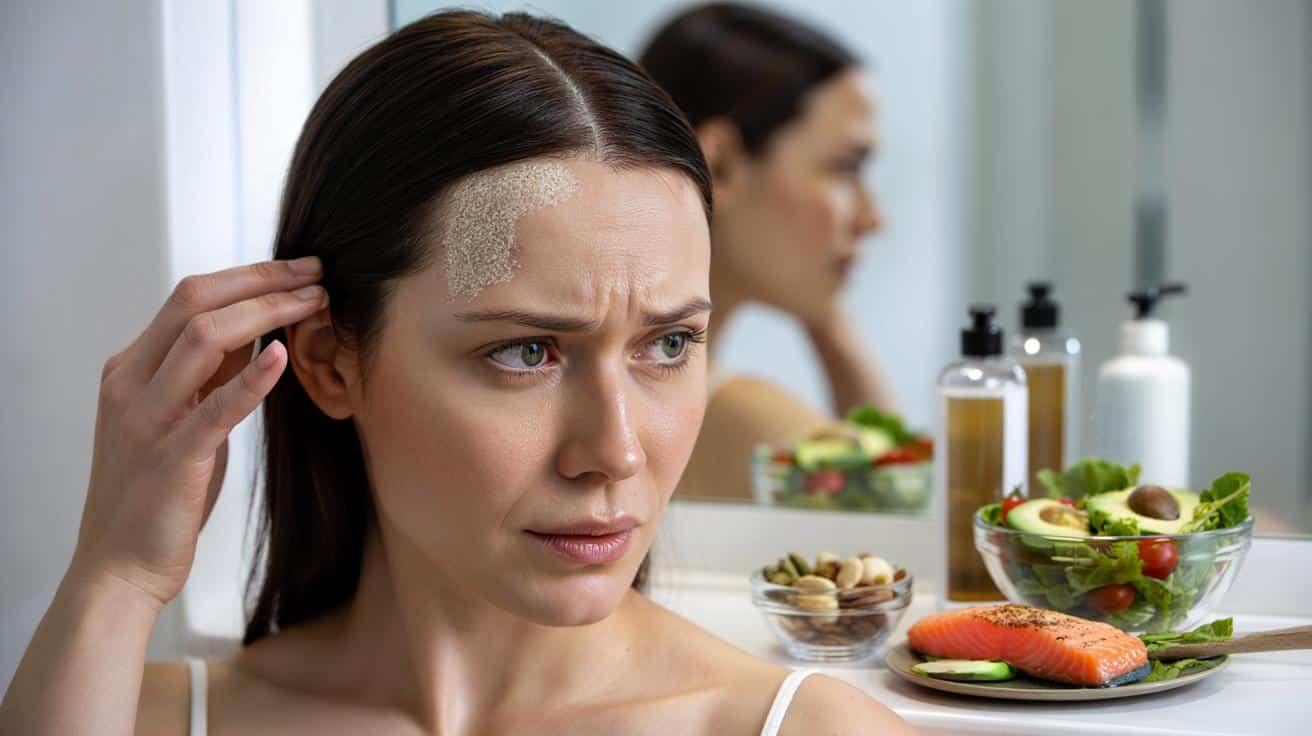 Ten objaw na skórze głowy jest pierwszym znakiem że twoja dieta wymaga korekty