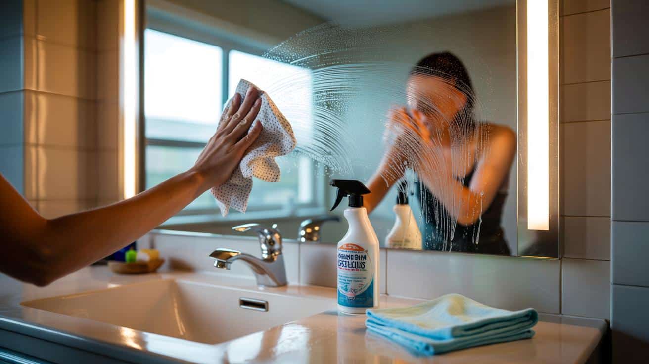 Ten powszechny błąd przy czyszczeniu lustra powoduje powstawanie smug