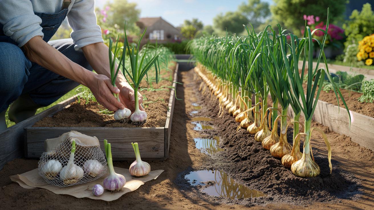 Ten produkt z marketu da ci grządki czosnku. Jeden błąd je zmarnuje