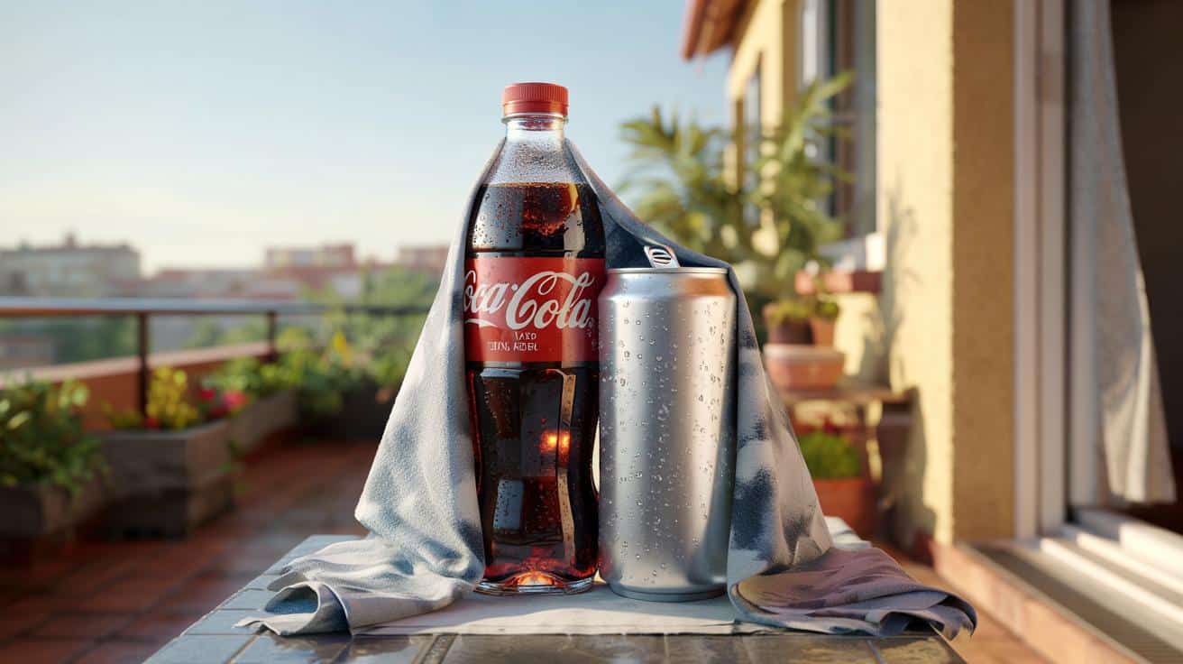 Ten prosty trik pomaga szybciej schłodzić napój bez lodówki