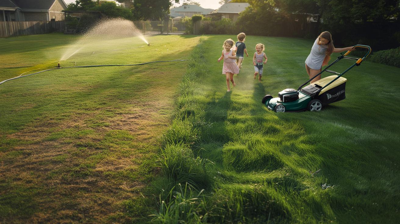 Ten prosty trik sprawia, że trawa w ogrodzie pozostaje zielona nawet podczas upałów