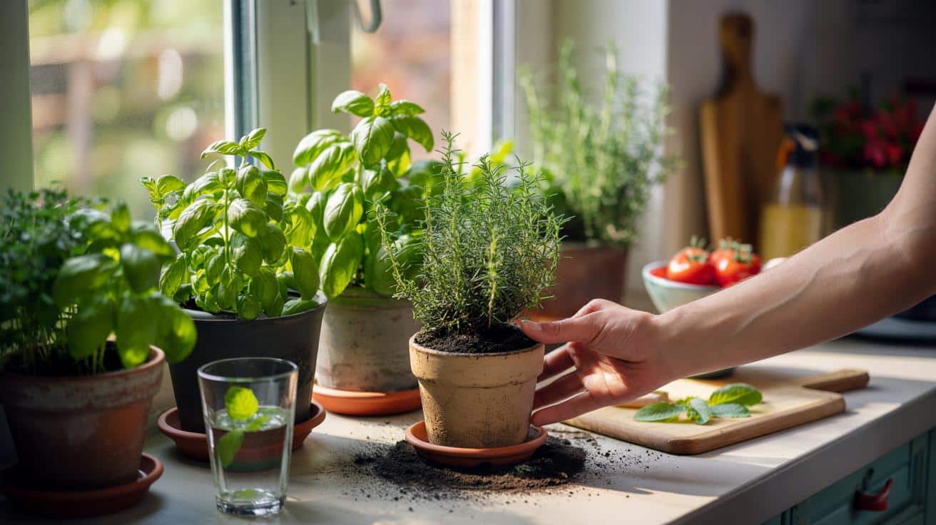 Ten prosty trik sprawia, że zioła w donicach są bardziej aromatyczne