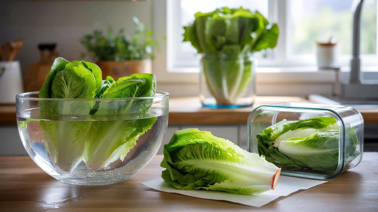 Ten prosty trik z wodą sprawia, że sałata pozostaje świeża przez kilka dni dłużej