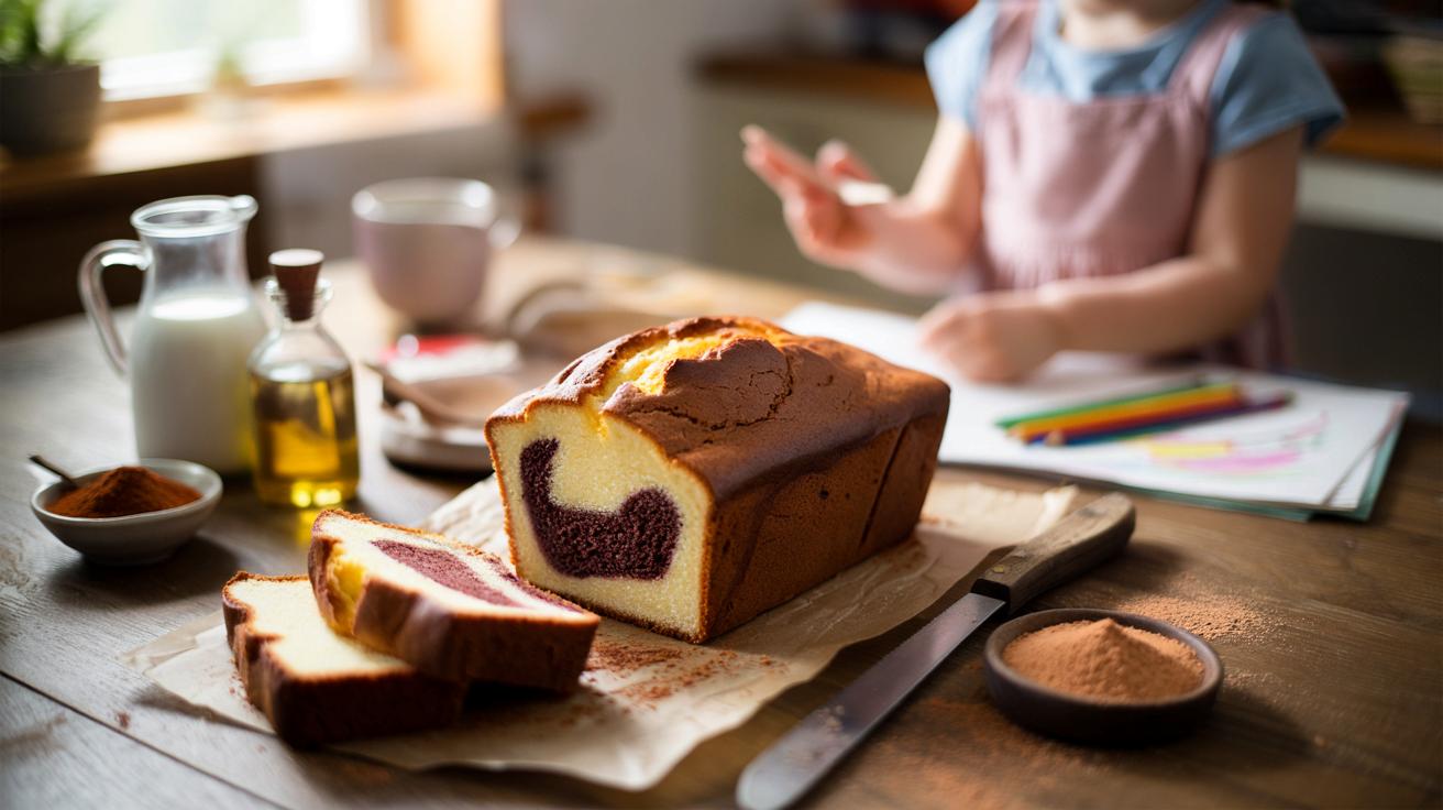 Ten prosty wegański murzynek w dwóch kolorach robi furorę na podwieczorek
