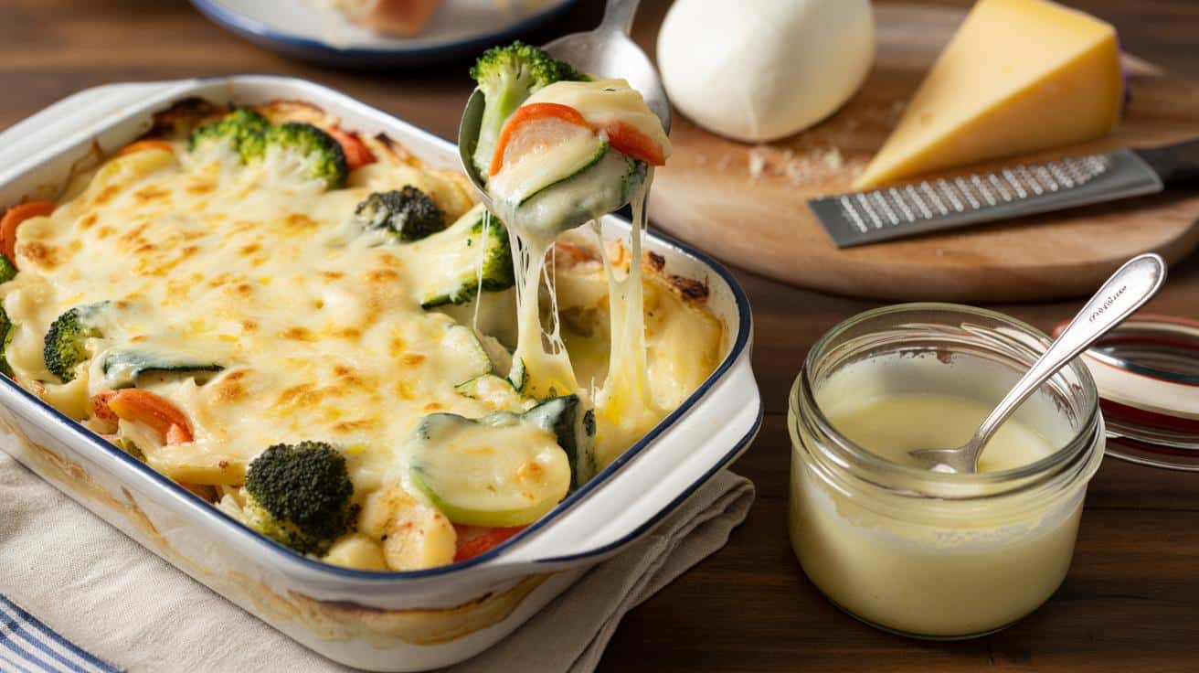 Ten ser ma o połowę mniej kalorii niż mozzarella. Idealny do lekkich zapiekanek