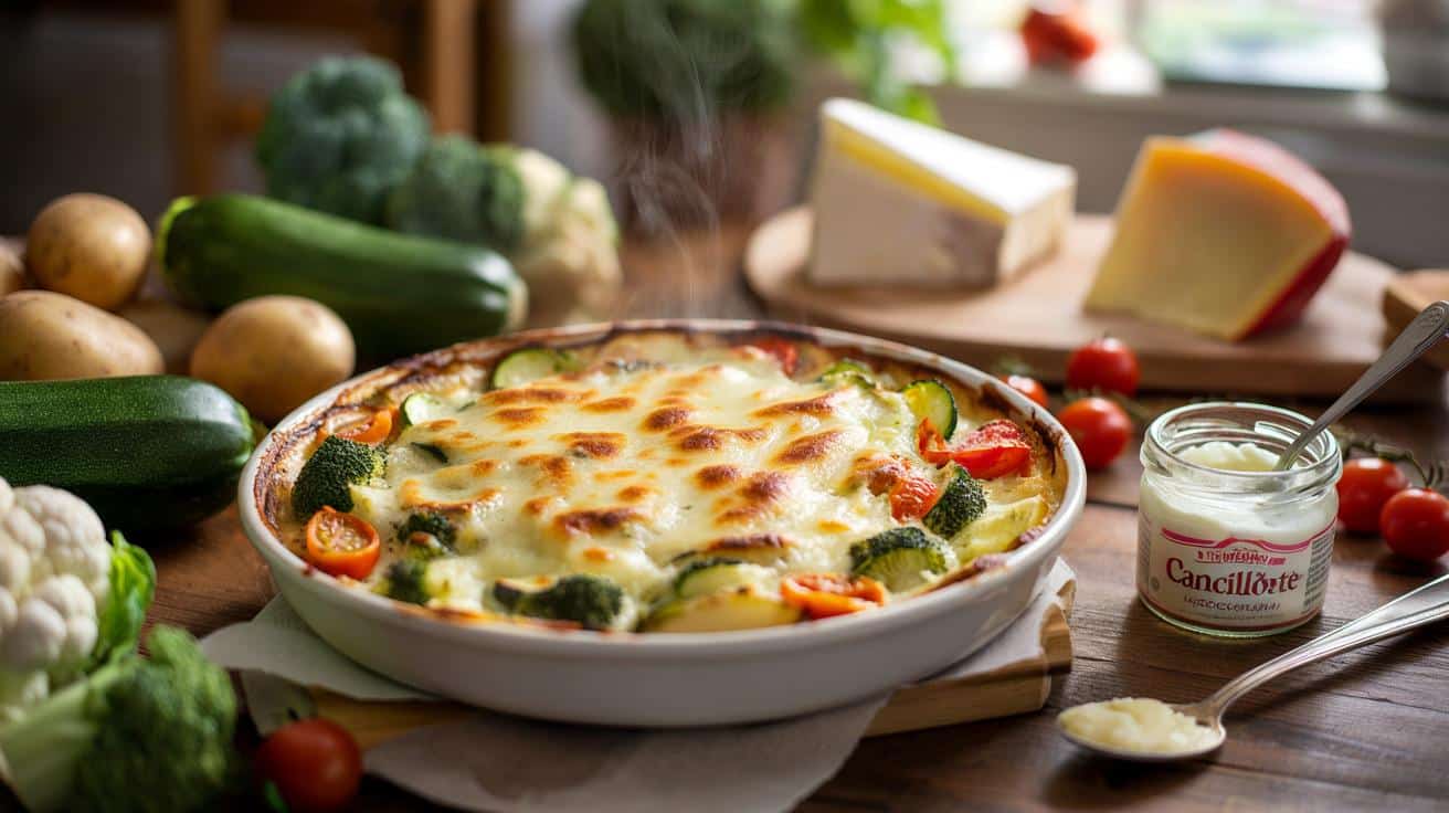 Ten ser ma o połowę mniej kalorii niż mozzarella. Idealny do lekkiego zapiekanego