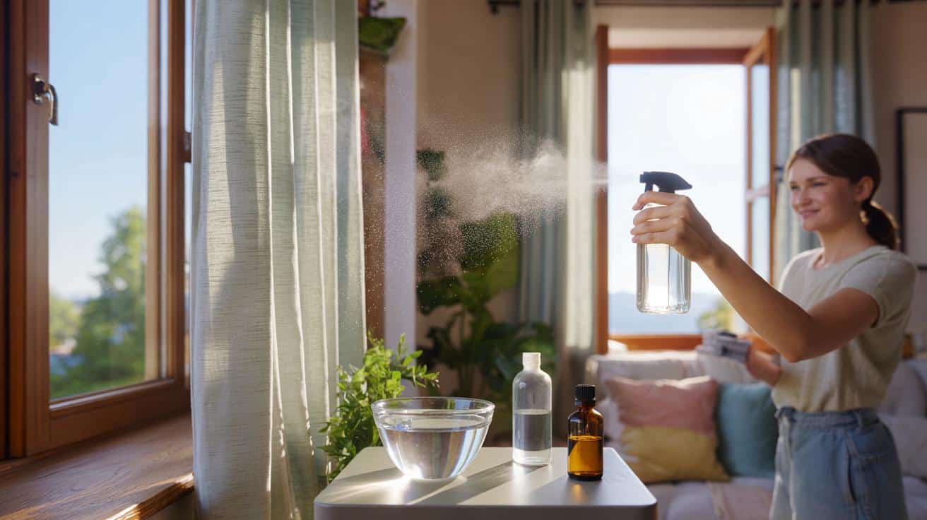 Ten sposób sprawia, że zasłony w domu znów pachną świeżością bez konieczności prania