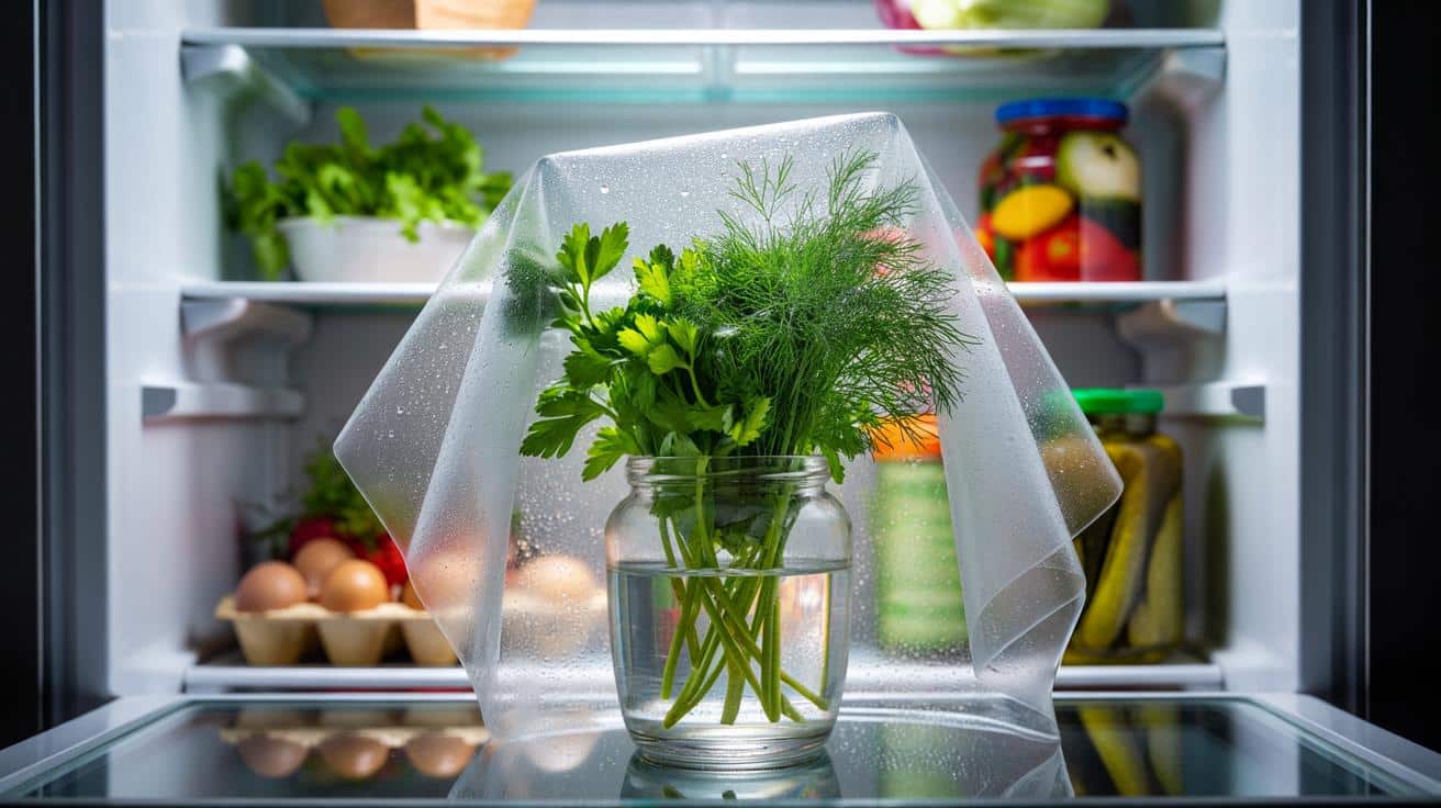 Ten sprytny sposób na przechowywanie ziół sprawia że pozostają świeże przez kilka dni dłużej