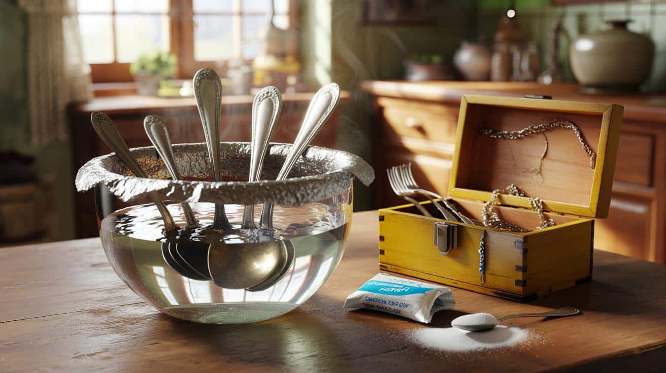 Ten stary sposób babci na czyszczenie sreber działa do dziś