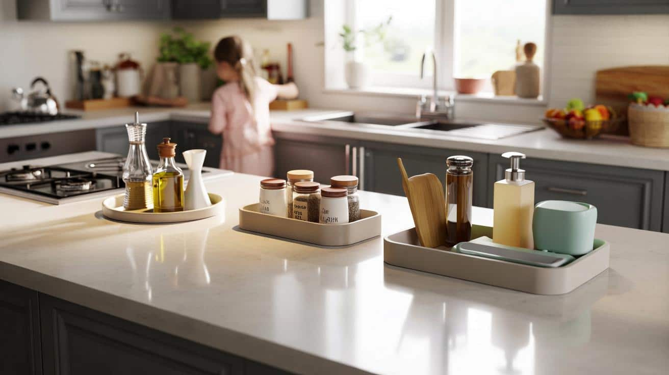 Ten trik sprawia, że kuchenne blaty pozostają czyste przez dłuższy czas