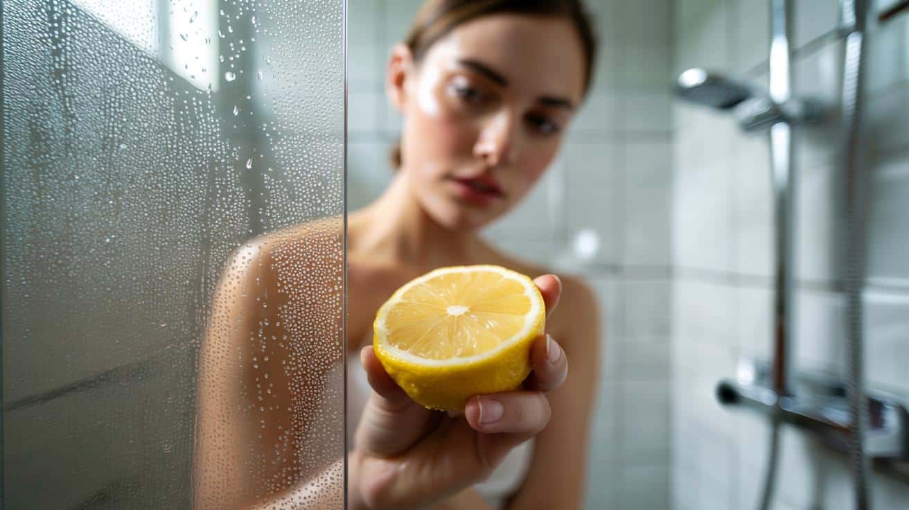 Ten trik z cytryną pomaga usunąć plamy z kamienia na szkle