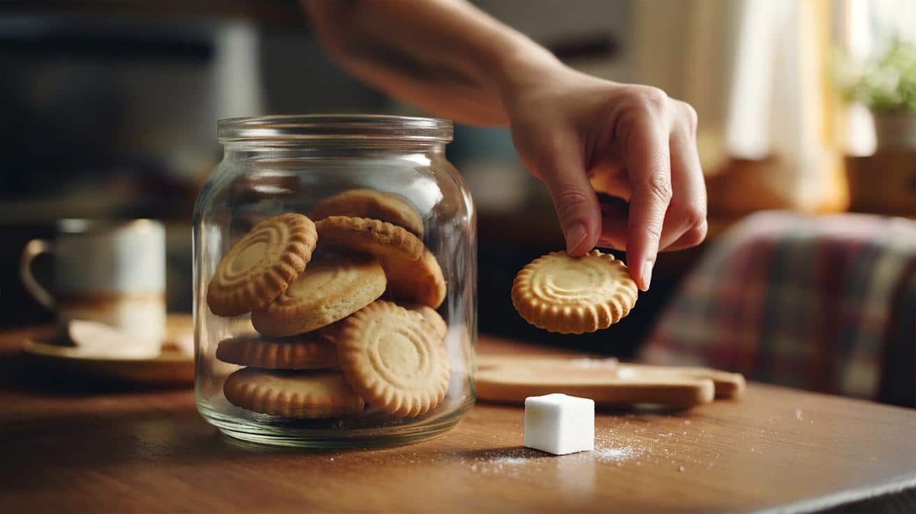 Ten trik z jedną kostką cukru pomaga przywrócić świeżość starym ciasteczkom
