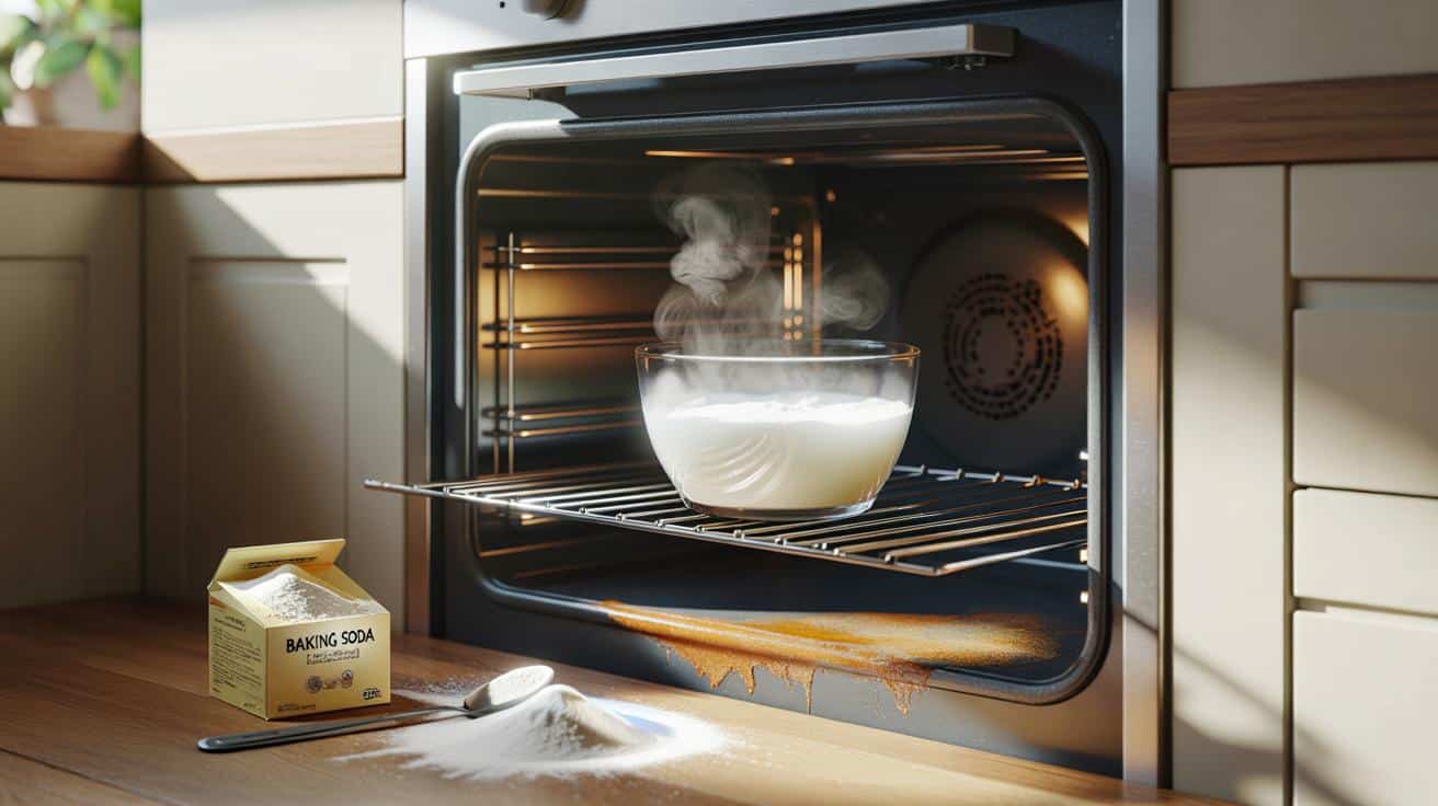 Ten trik z sodą pomaga usunąć przypalony zapach z piekarnika