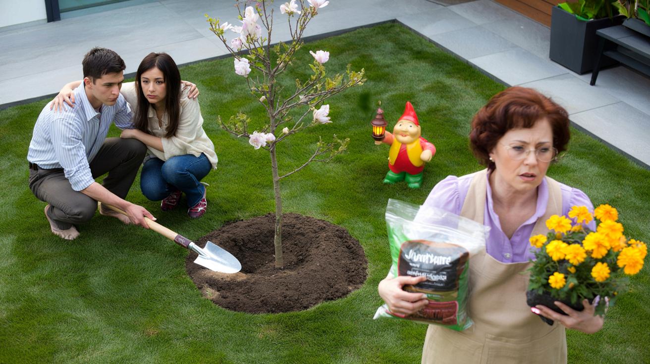 Teściowa z krasnalem zrujnowała mi wiosenny plan. W ogrodzie pękła ważniejsza granica
