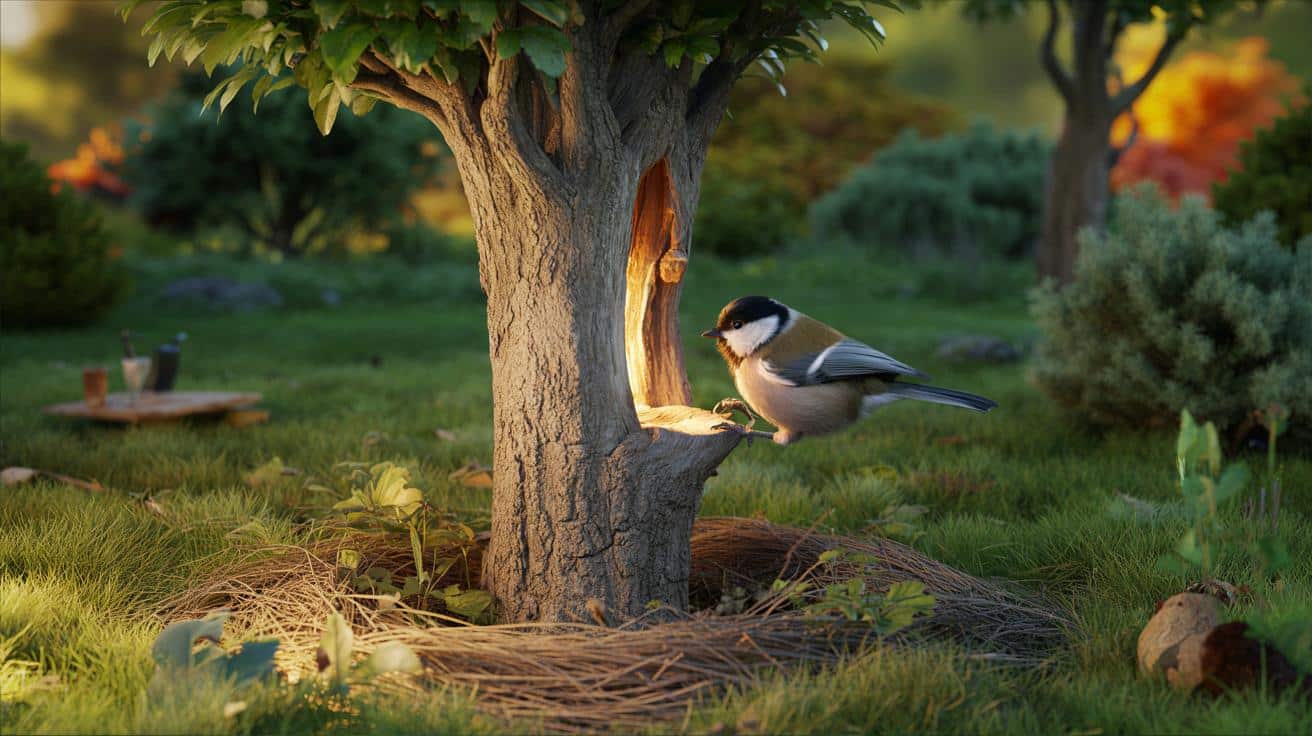 To drzewo działa jak magnes na sikorę czarnogłówkę w ogrodzie