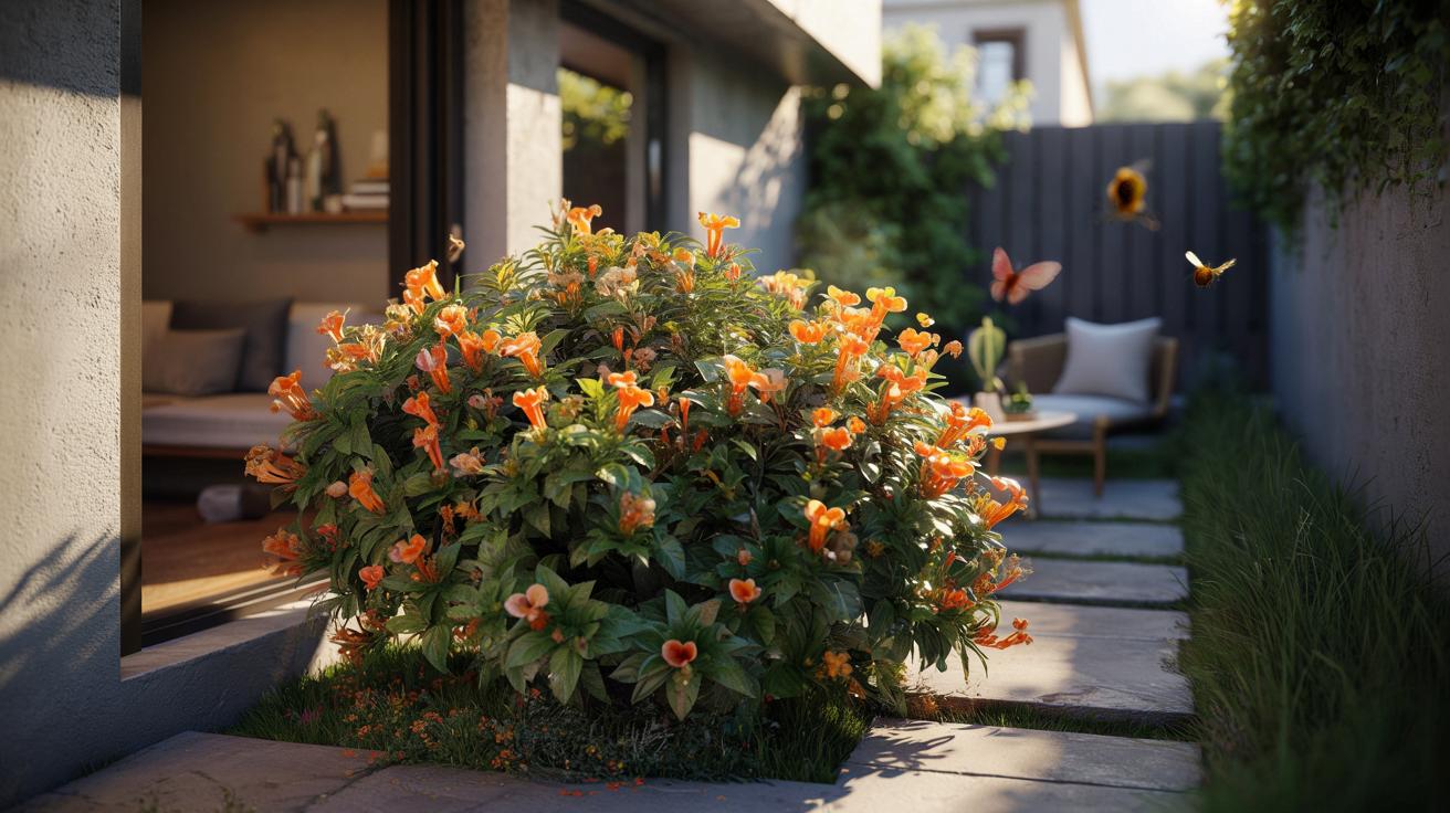 To niewielkie krzewo z pomarańczowymi kwiatami odmieni każdy mały ogród