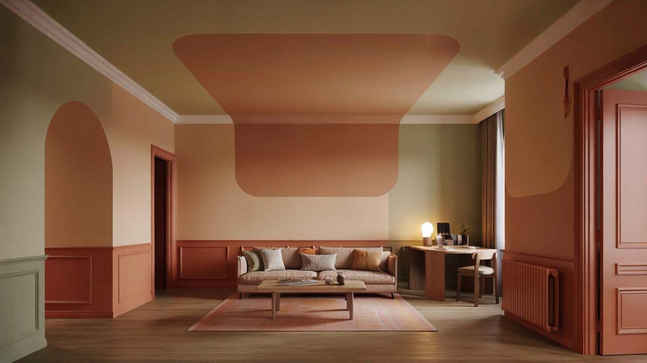 Trend 2026 w aranżacji: dwa pomalowane mur y i salon nagle wygląda jak z katalogu