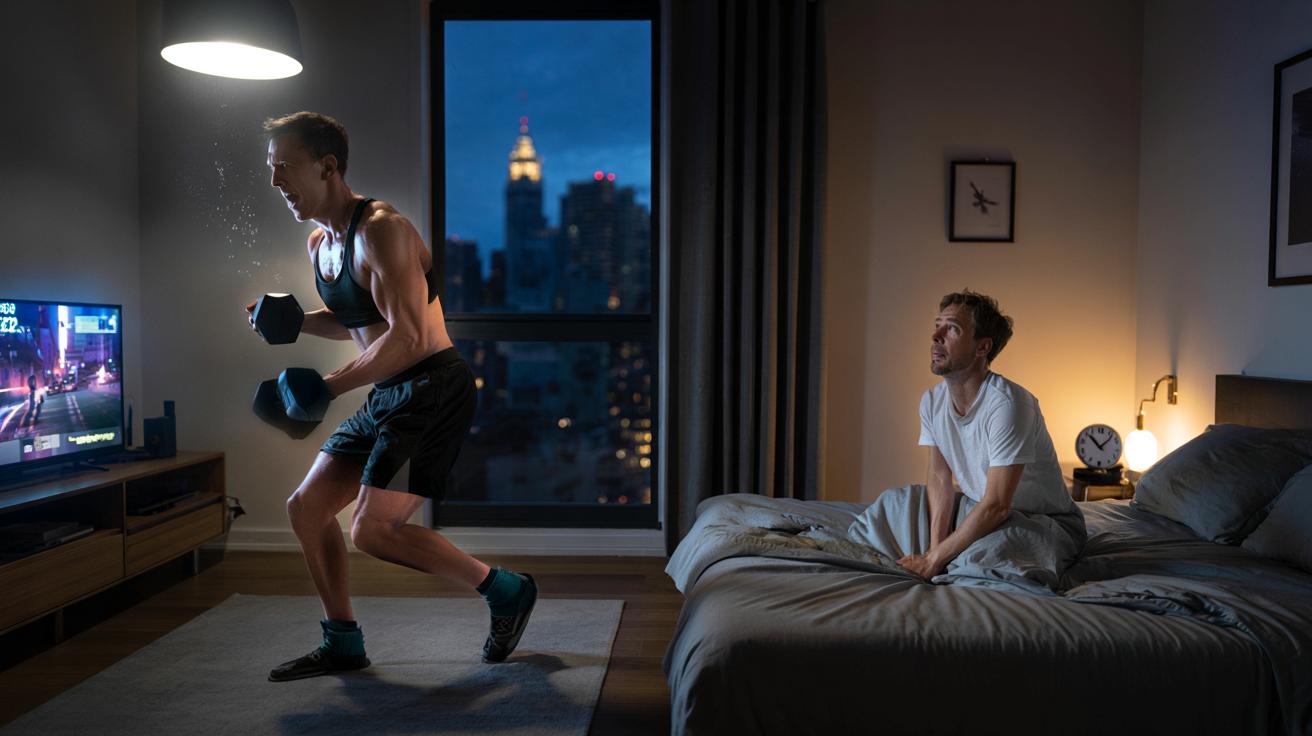 Trening tylko wieczorem? Sprawdź, kiedy sport późną porą szkodzi snu