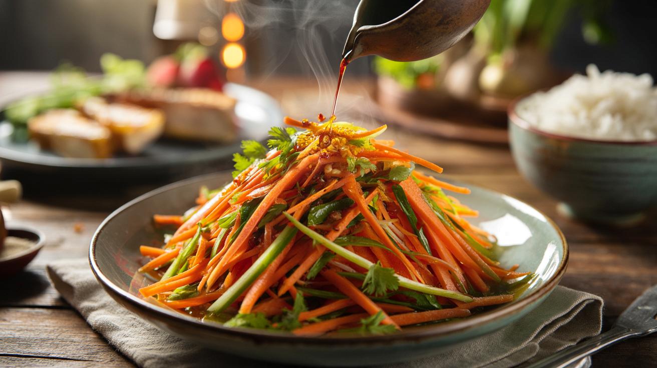 Trik na marchewkę, który zmienia zwykłą sałatkę w hit kolacji