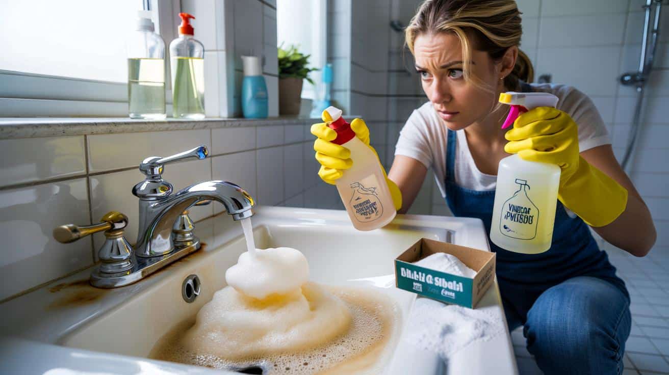 Ten popularny trik z octem i sodą niszczył całe moje sprzątanie