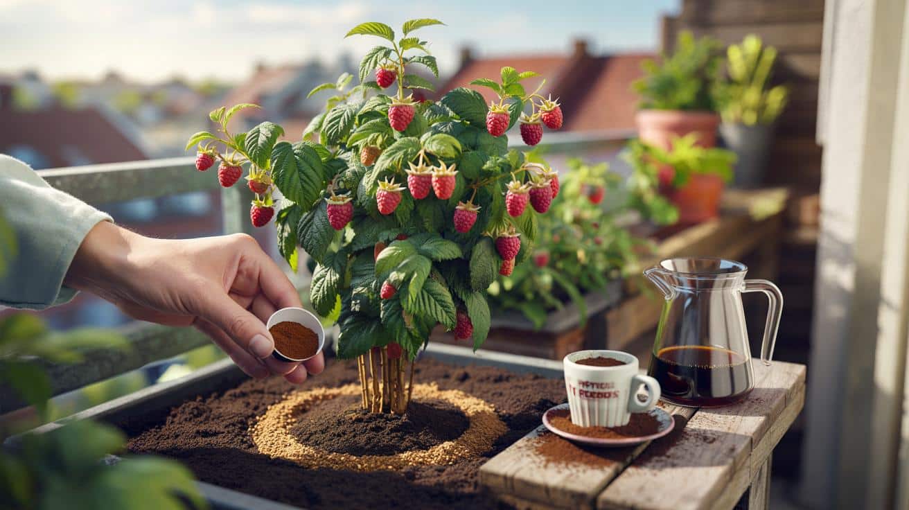 Trik z filiżanką i fusami z kawy: prosty sposób na dwa razy więcej malin