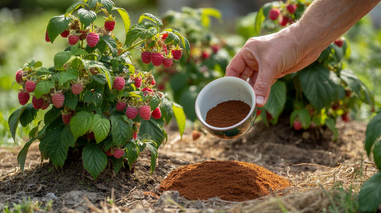 Trik z filiżanką i resztką kawy: prosty sposób na podwojenie plonu malin