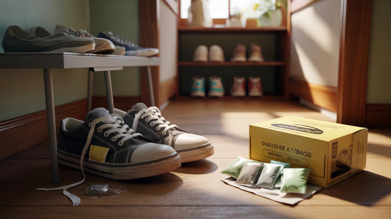 Trik z torebką herbaty który usuwa zapachy z butów