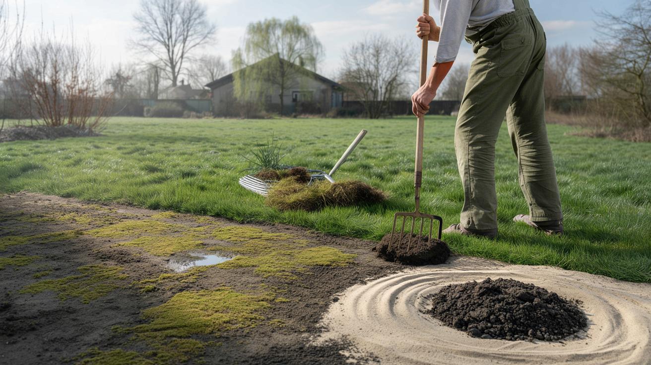 Trzy proste prace w marcu, które odmienią zniszczony trawnik