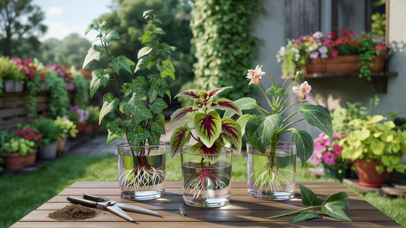 Trzy rośliny, które teraz łatwo rozmnożysz w wodzie i zagęścisz ogród za darmo