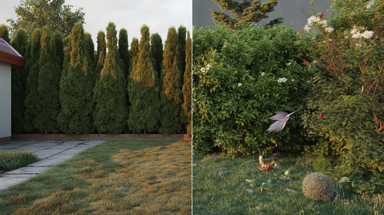 Ekolog ostrzega, że sadzenie tui jako żywopłotu szkodzi bioróżnorodności i wskazuje trzy rodzime gatunki, które lepiej chronią prywatność i wspierają ekosystem