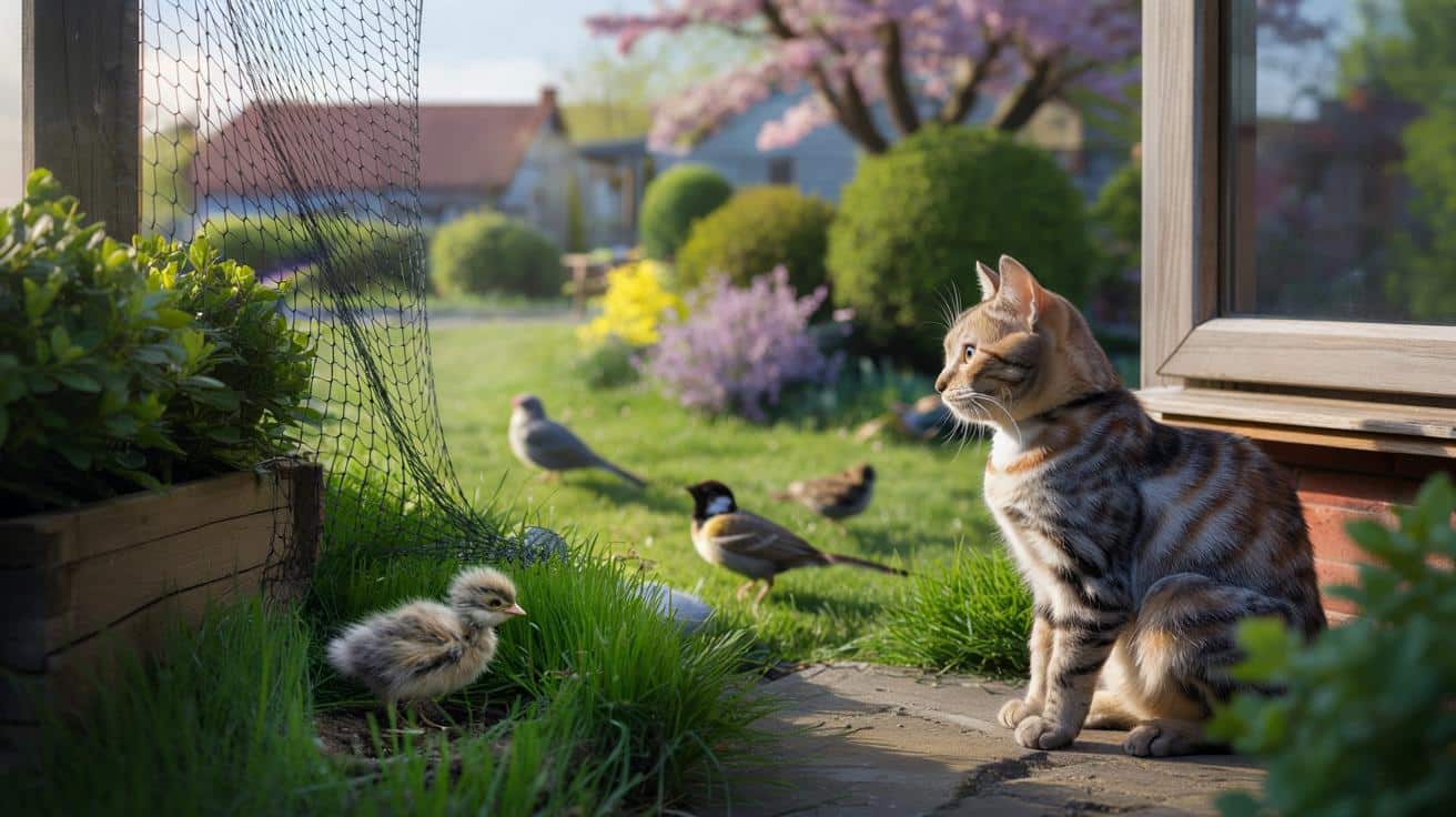 Twój kot a wiosenne ptaki: dlaczego marzec i kwiecień to czas zakazu wychodzenia