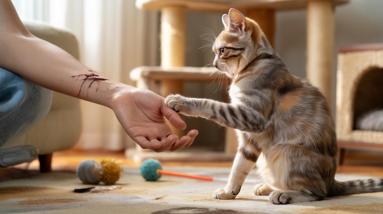 Twój kot gryzie i drapie? Ten naturalny odruch człowieka wszystko psuje