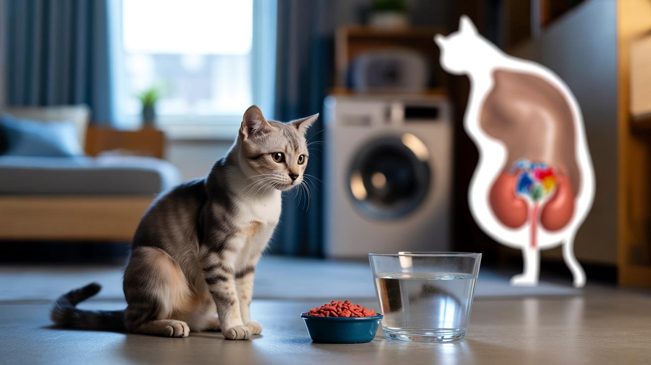 Twój kot ignoruje miskę z wodą? Jeden błąd niszczy mu nerki